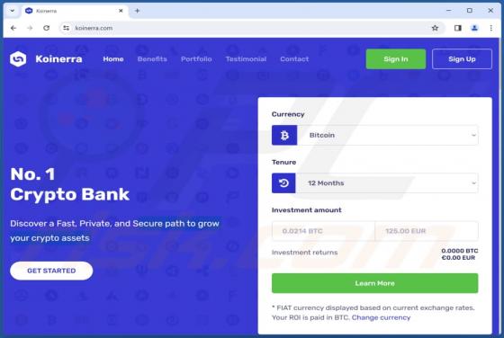Koinerra.com Scam