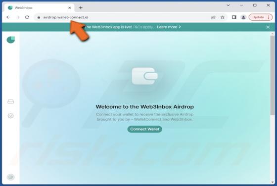 WalletConnect & Web3Inbox Airdrop Scam