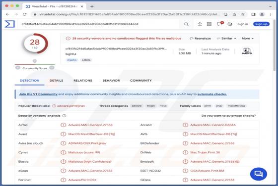 Sighful.app Adware (Mac)
