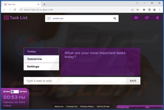 Task List Browser Hijacker