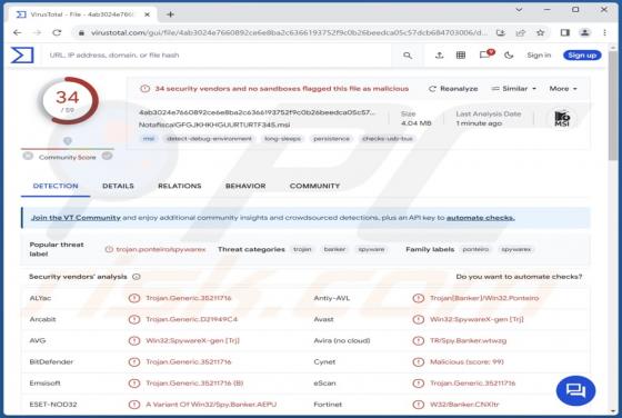 CHAVECLOAK Banking Trojan
