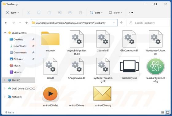 Taskbarify Unwanted Application