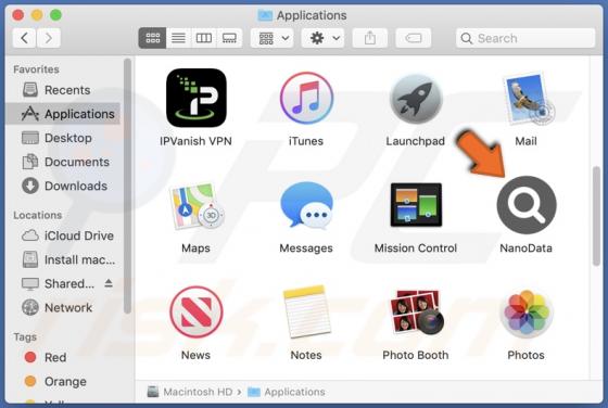 NanoData Adware (Mac)
