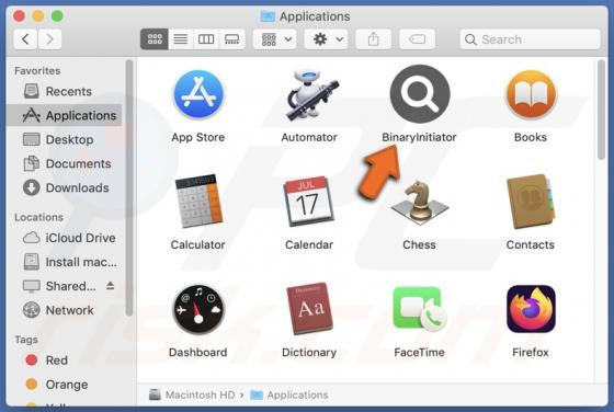 BinaryInitiator Adware (Mac)