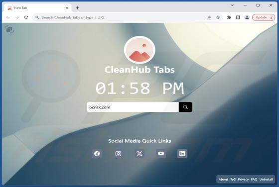 CleanHub Tabs Browser Hijacker
