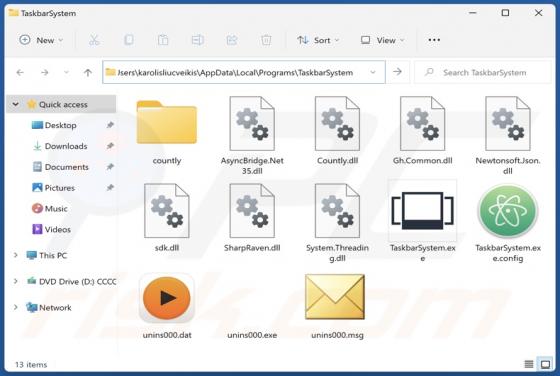 Taskbar System Unwanted Application
