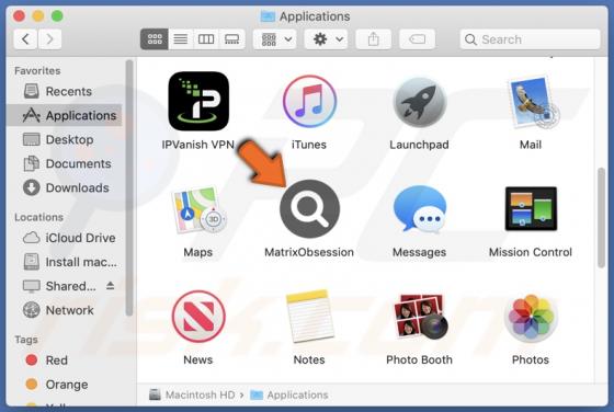 MatrixObsession Adware (Mac)