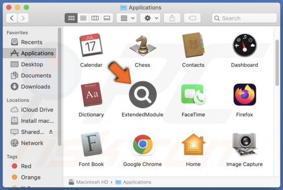 ExtendedModule Adware (Mac)