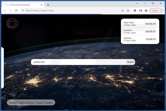 Customize Your New Tab Browser Hijacker