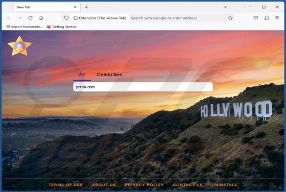 The Yellow Tab Browser Hijacker