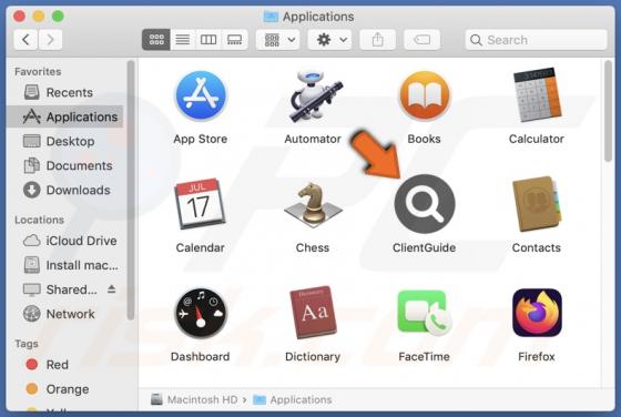 ClientGuide Adware (Mac)