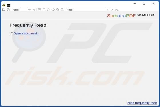 SumatraPDF Unwanted Application