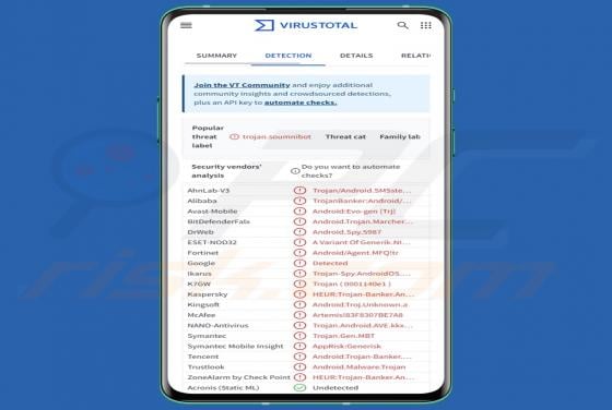 SoumniBot Malware (Android)