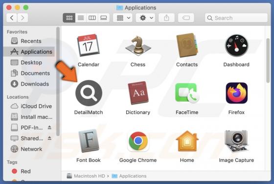 DetailMatch Adware (Mac)