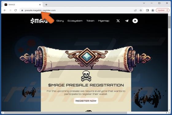 $MAGE PRESALE REGISTRATION Scam