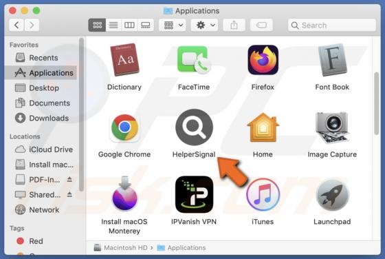 HelperSignal Adware (Mac)