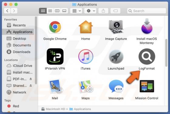 LogFormat Adware (Mac)