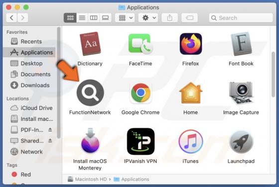FunctionNetwork Adware (Mac)