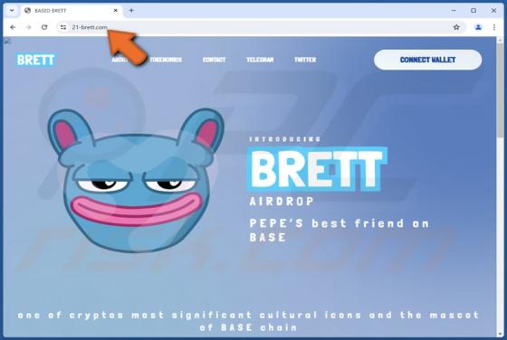 BRETT Airdrop Scam