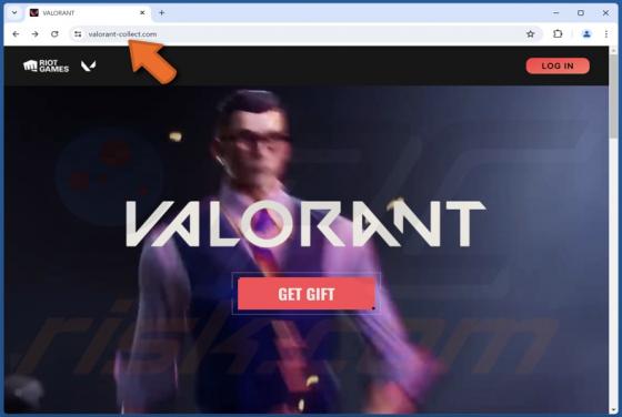 Fake Valorant Gift Scam
