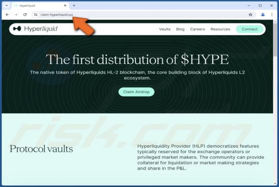 Hyperliquid ($HYPE) Airdrop Scam 