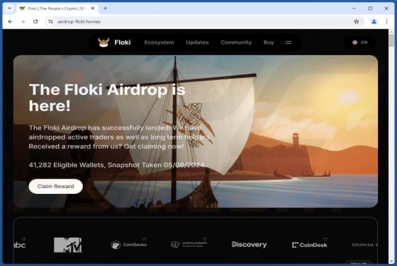 Floki Airdrop Scam
