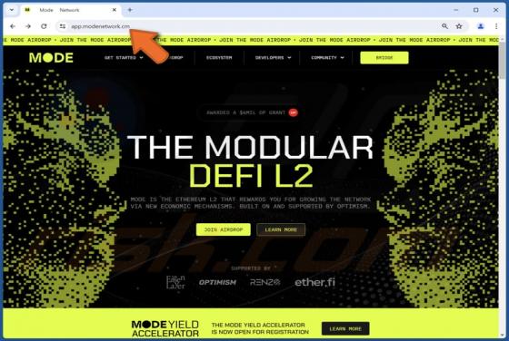 MODE Airdrop Scam