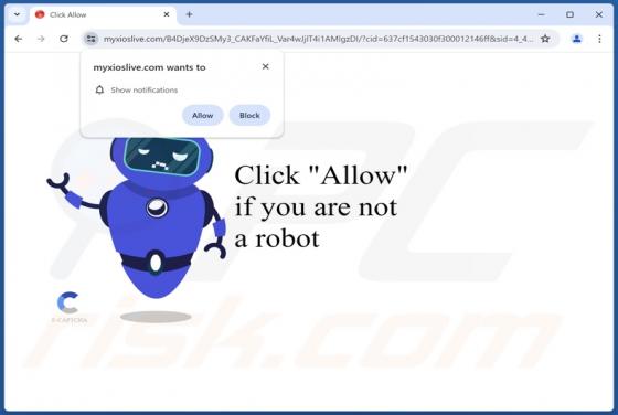 Myxioslive.com Ads