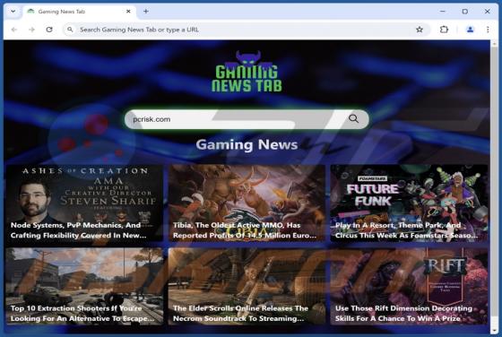 Gaming-news-tab.com Redirect