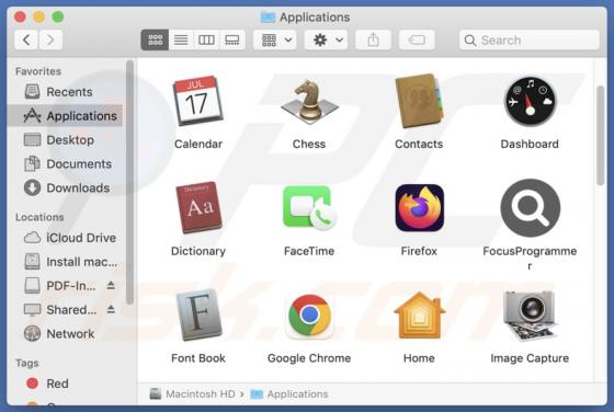 FocusProgrammer Adware (Mac)