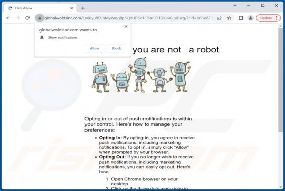 Globalwoldsinc.com Ads