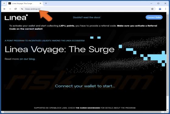 Linea Airdrop Scam
