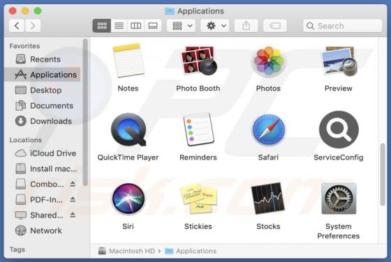 ServiceConfig Adware (Mac)