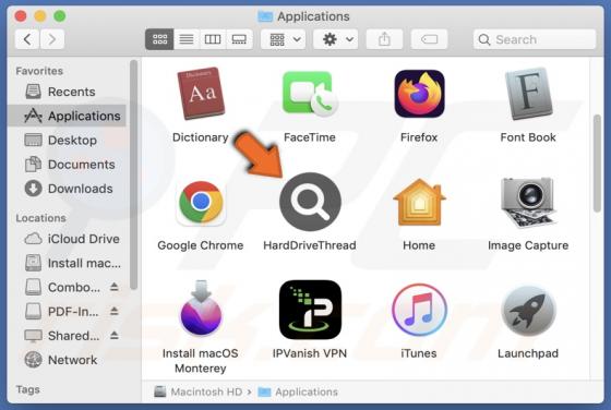 HardDriveThread Adware (Mac)