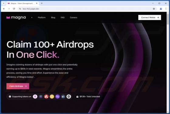 Magna Airdrops Scam