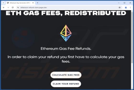 Ethereum Gas Fee Refunds Scam