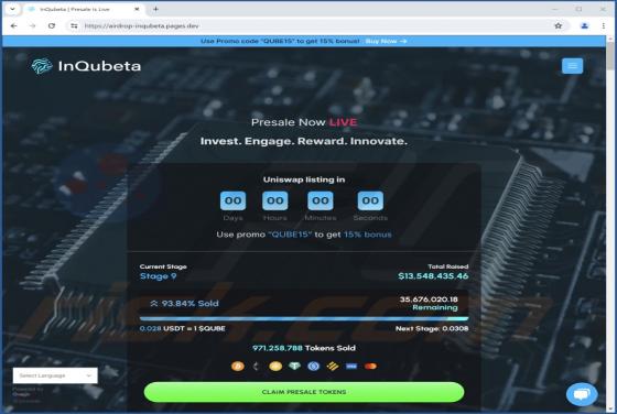 InQubeta Token Presale Scam