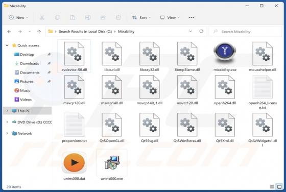Mixability Unwanted Application