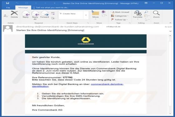 Commerzbank Email Scam