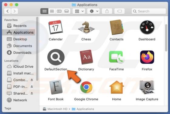 DefaultSection Adware (Mac)