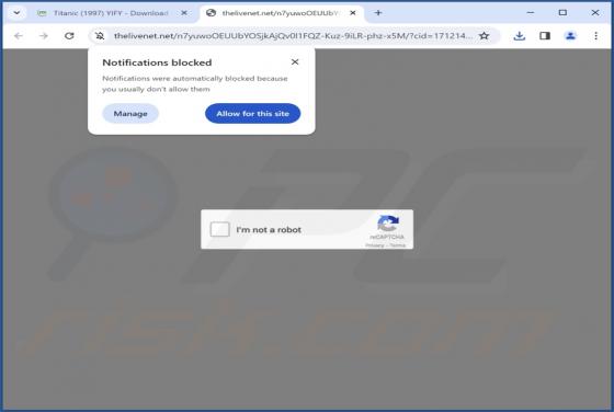 Thelivenet.net Ads