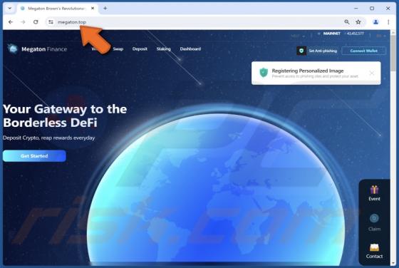Fake Megaton Finance Website Scam