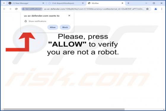 Us-av-defender.com Ads