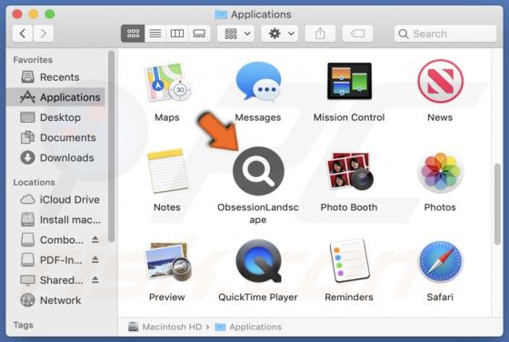 ObsessionLandscape Adware (Mac)