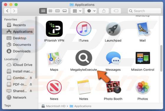 MegabyteExecute Adware (Mac)