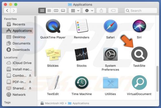 TaskSite Adware (Mac)