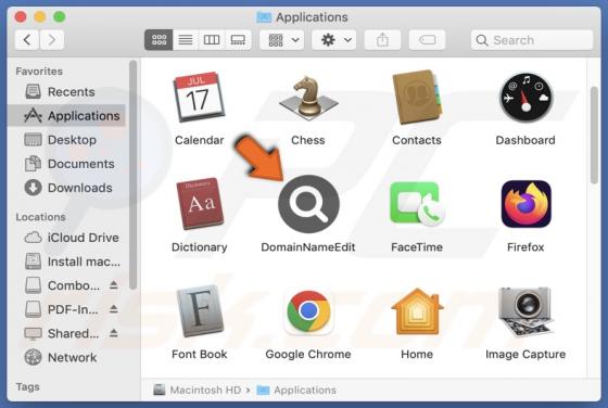 DomainNameEdit Adware (Mac)