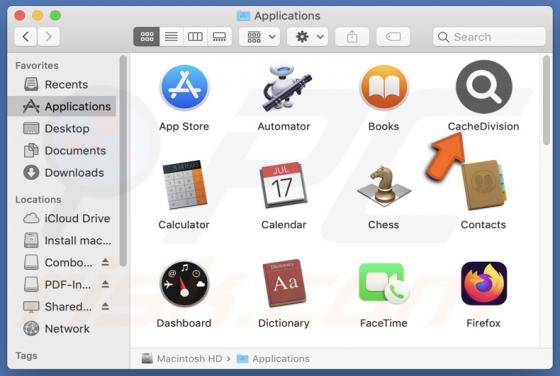 CacheDivision Adware (Mac)