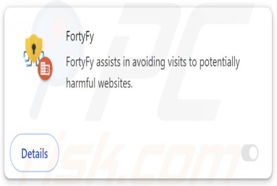 FortyFy Unwanted Extension