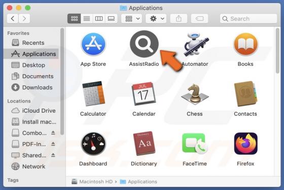 AssistRadio Adware (Mac)